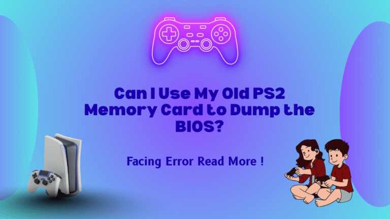 Can I Use My Old PS2 Memory Card to Dump the BIOS?